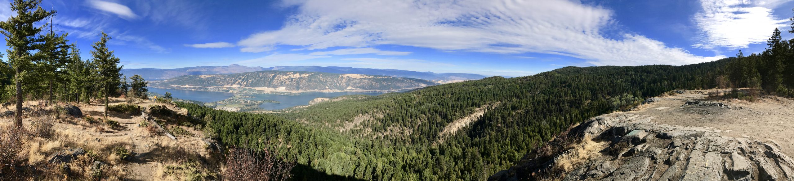 Panorama of Okanagan valley